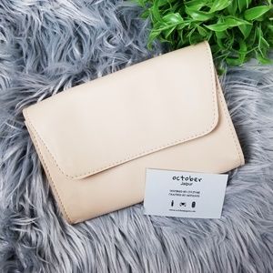 OCTOBER JAIPUR | Vegan Leather Beige Clutch